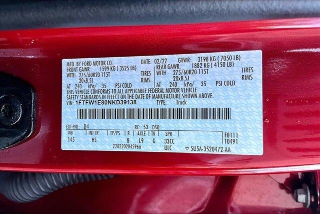 2022 Ford F-150 LARIAT