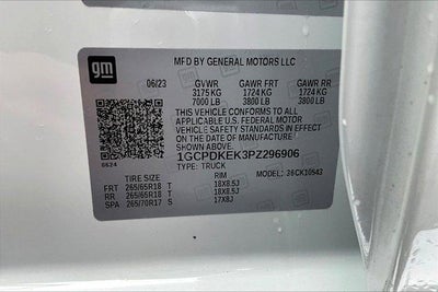 2023 Chevrolet Silverado 1500 LT (2FL)