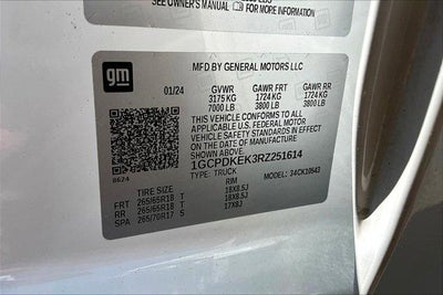2024 Chevrolet Silverado 1500 LT (2FL)