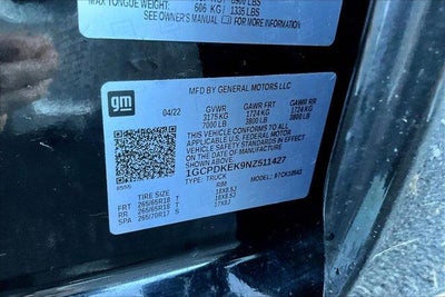 2022 Chevrolet Silverado 1500 LT (2FL)