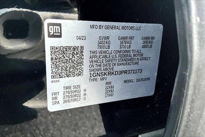 2023 Chevrolet Tahoe RST