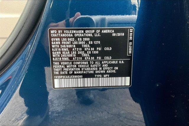 2018 Volkswagen Atlas 2.0T SE w/Technology