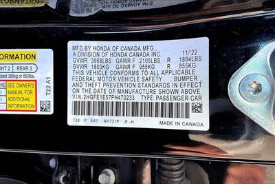 2023 Honda Civic Si Base