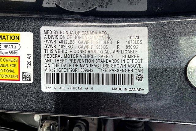 2024 Honda Civic Sedan Touring