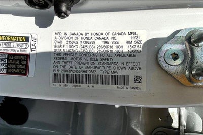 2022 Honda CR-V AWD EX