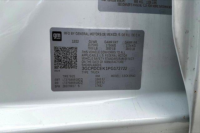 2023 Chevrolet Silverado 1500 Custom Trail Boss