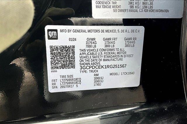 2024 Chevrolet Silverado 1500 Custom Trail Boss