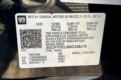 2022 Chevrolet Silverado 1500 LTD LT Trail Boss