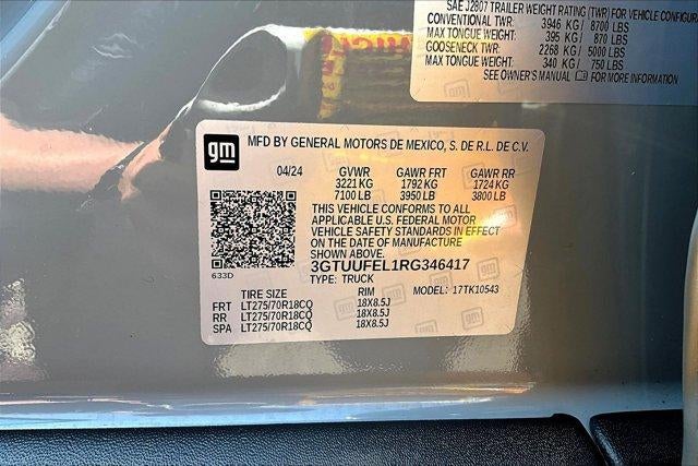 2024 GMC Sierra 1500 AT4X