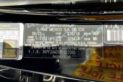 2023 Kia Forte LXS
