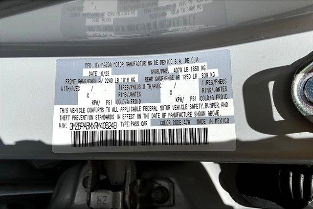 2024 Mazda Mazda3 Sedan 2.5 S Select Sport