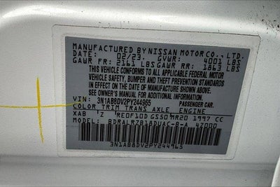 2023 Nissan Sentra SR Xtronic CVT