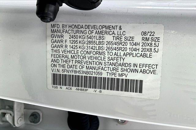 2022 Honda Passport AWD EX-L