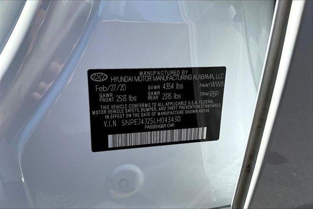 2020 Hyundai Sonata SEL Plus