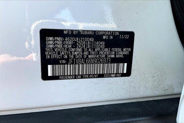 2022 Subaru WRX Limited