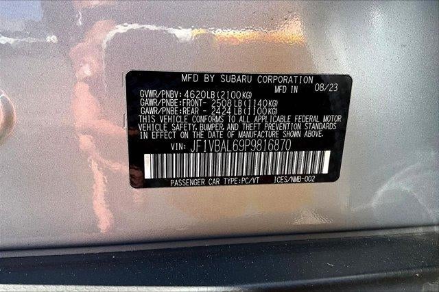 2023 Subaru WRX Limited