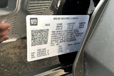 2026 Chevrolet Trax 2RS