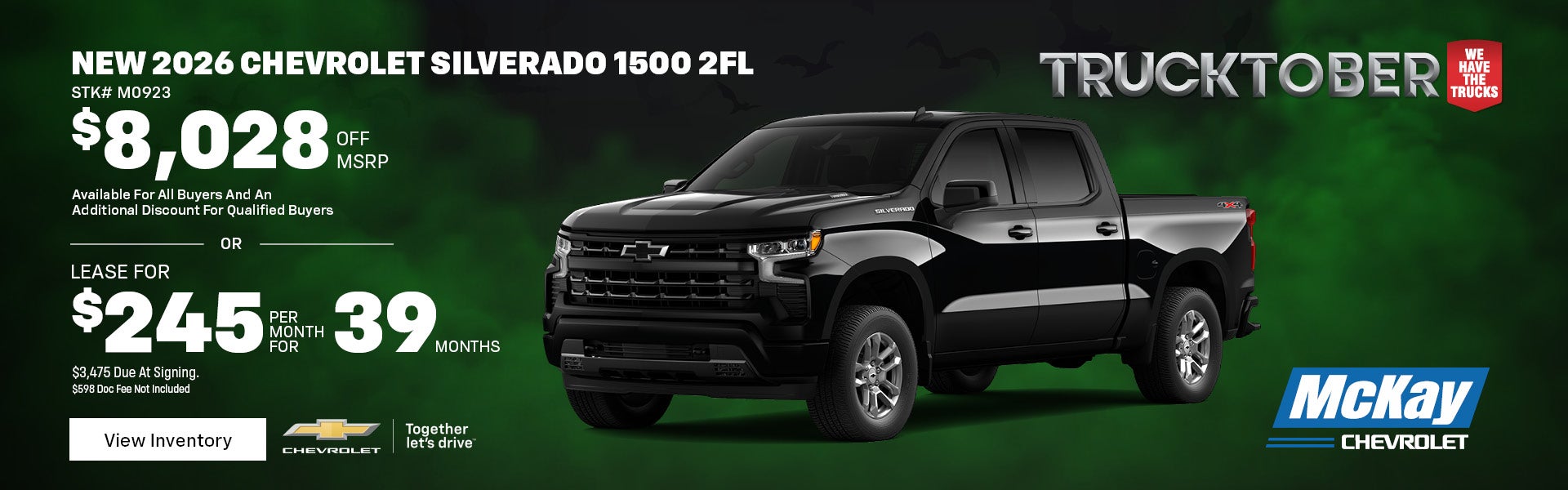 New 2026 Chevy Silverado 1500 2FL
