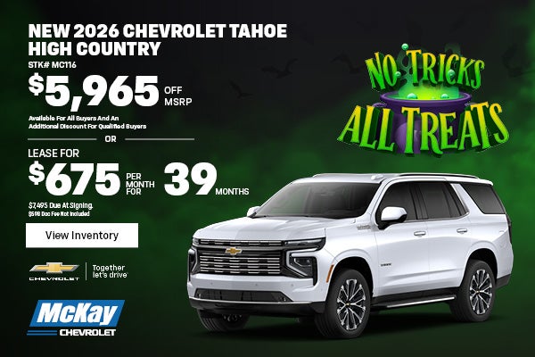 New 2026 Chevy Tahoe High Country