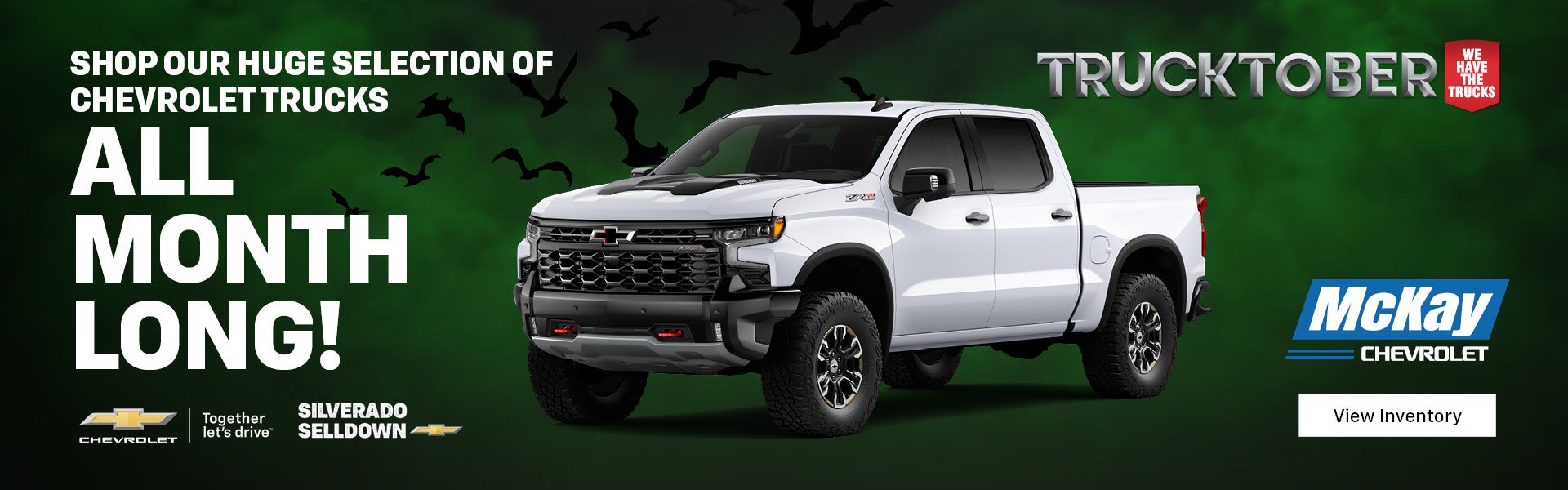 Shop Chevy Trucks All Month Long at McKay Chevrolet!