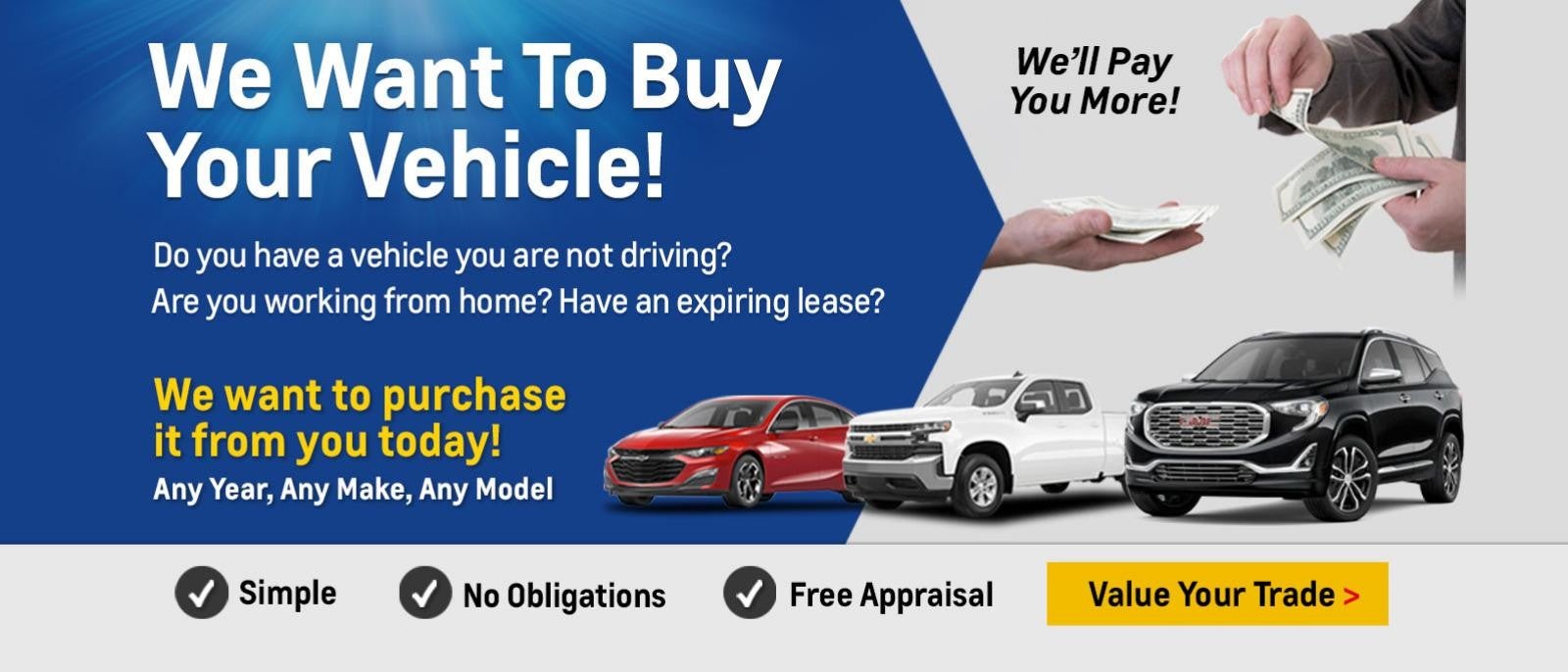 Photo of a person giving cash to someone above car photos