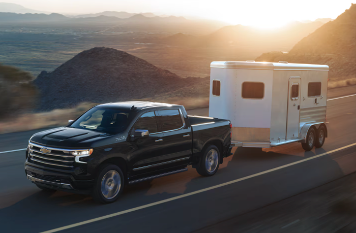 2026 Chevy Silverado 1500 Towing a Trailer
